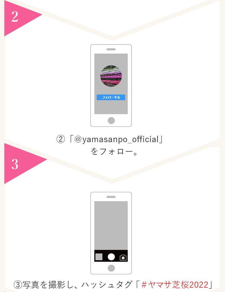 ヤマサ芝桜 インスタグラムフォトコンテスト