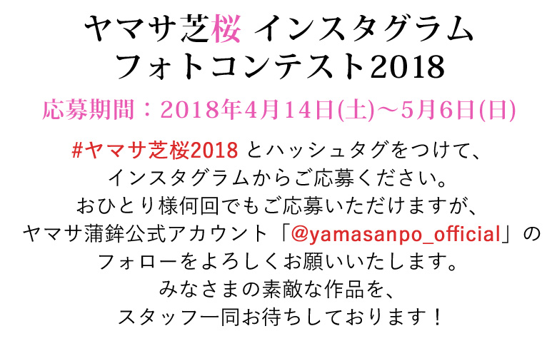 ヤマサ芝桜 インスタグラムフォトコンテスト
