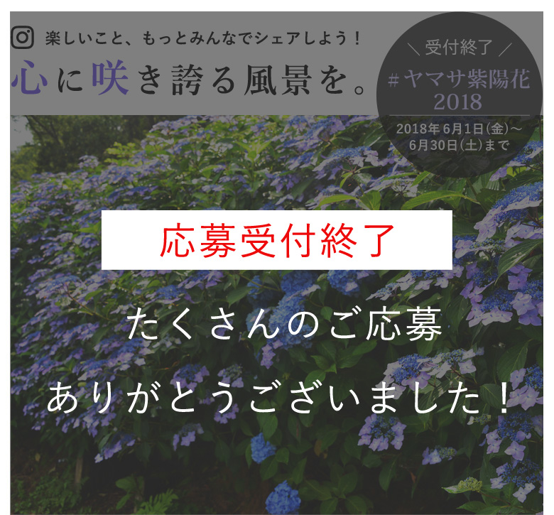 ヤマサ紫陽花 インスタグラムフォトコンテスト