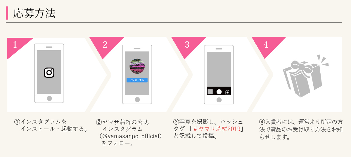 ヤマサ芝桜 インスタグラムフォトコンテスト